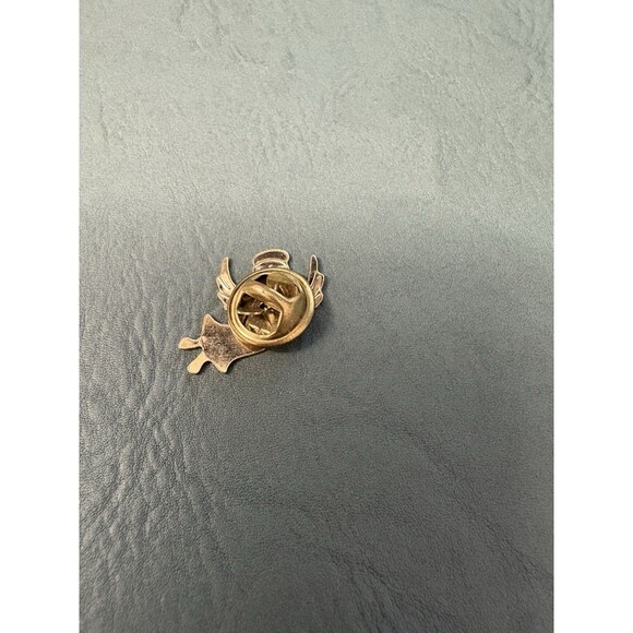 Guardian Angel Praying Gold Tone Vintage Lapel Pin - Picture 3 of 8